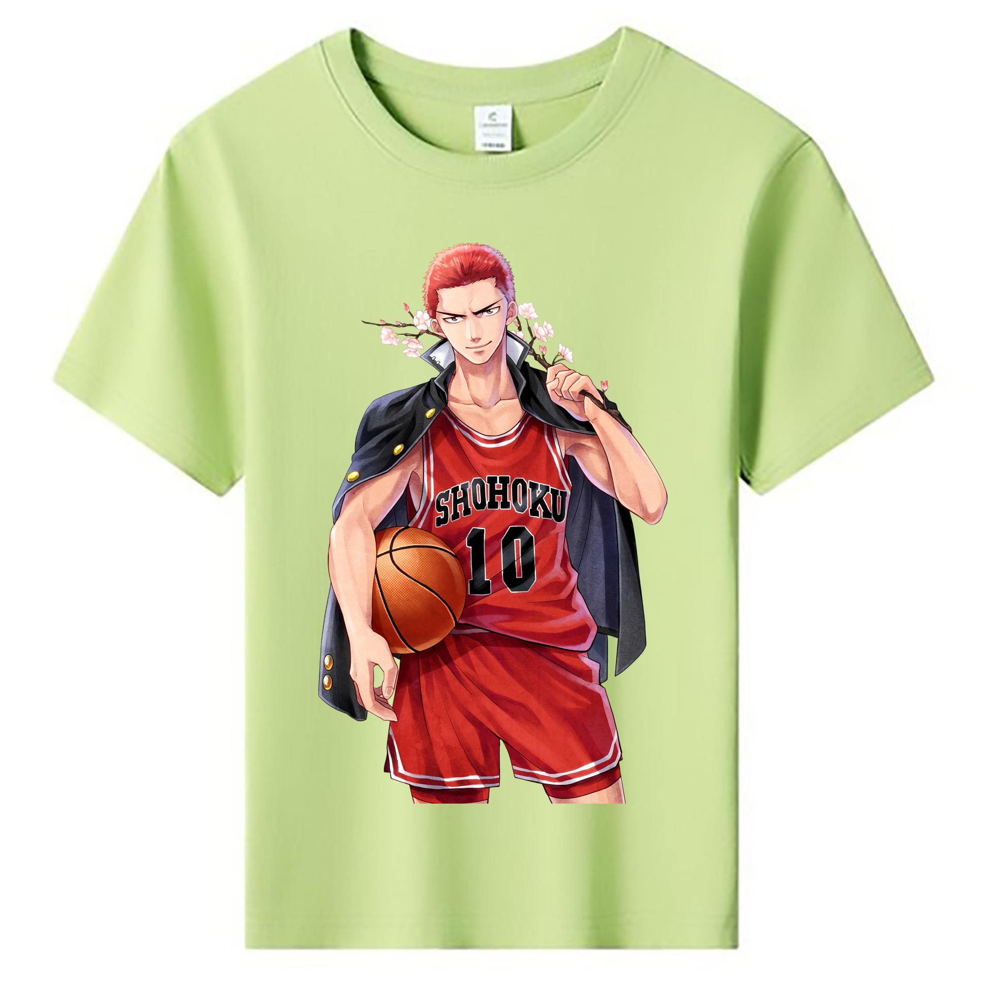 （画像用） SLAM DUNK／スラムダンク 綿100％キッズTシャツ（フロントプリント）